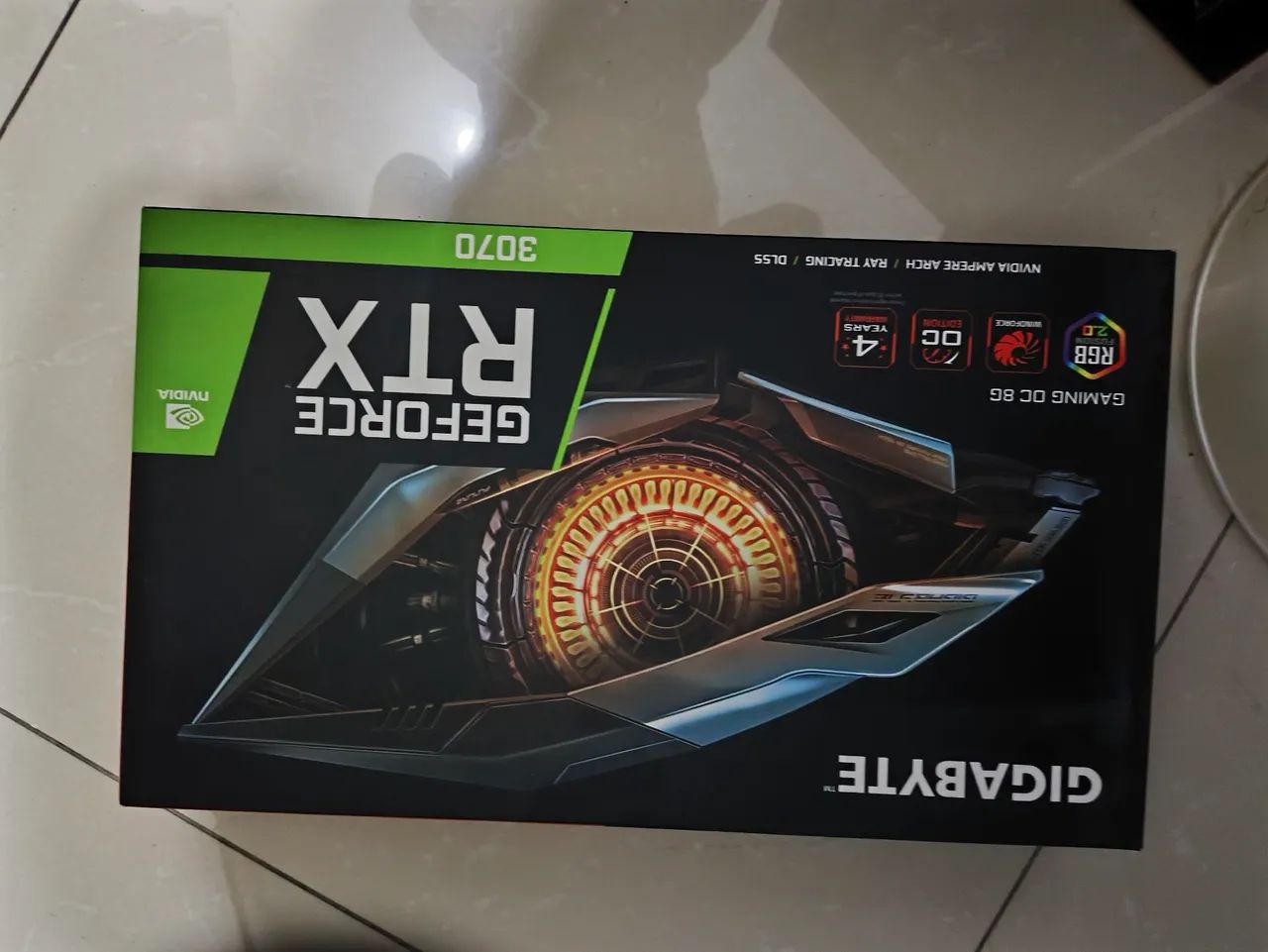Placa de Vídeo Gigabyte GeForce RTX 3070 Gaming OC 8G