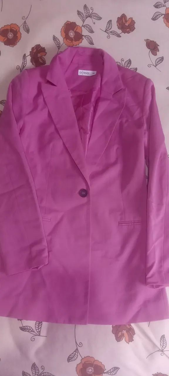 Blazer Rosa - Oh Trendy