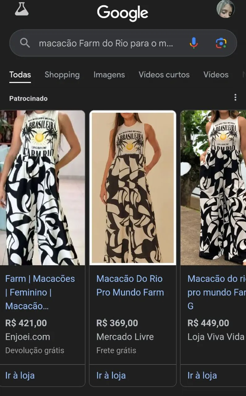MACACÃO FARM SEM USO NA ETIQUETA ORIGINAL