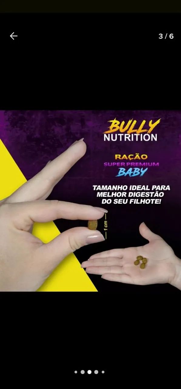 Ração Bully Nutrition Baby Super Premium 15kg - Foto 3