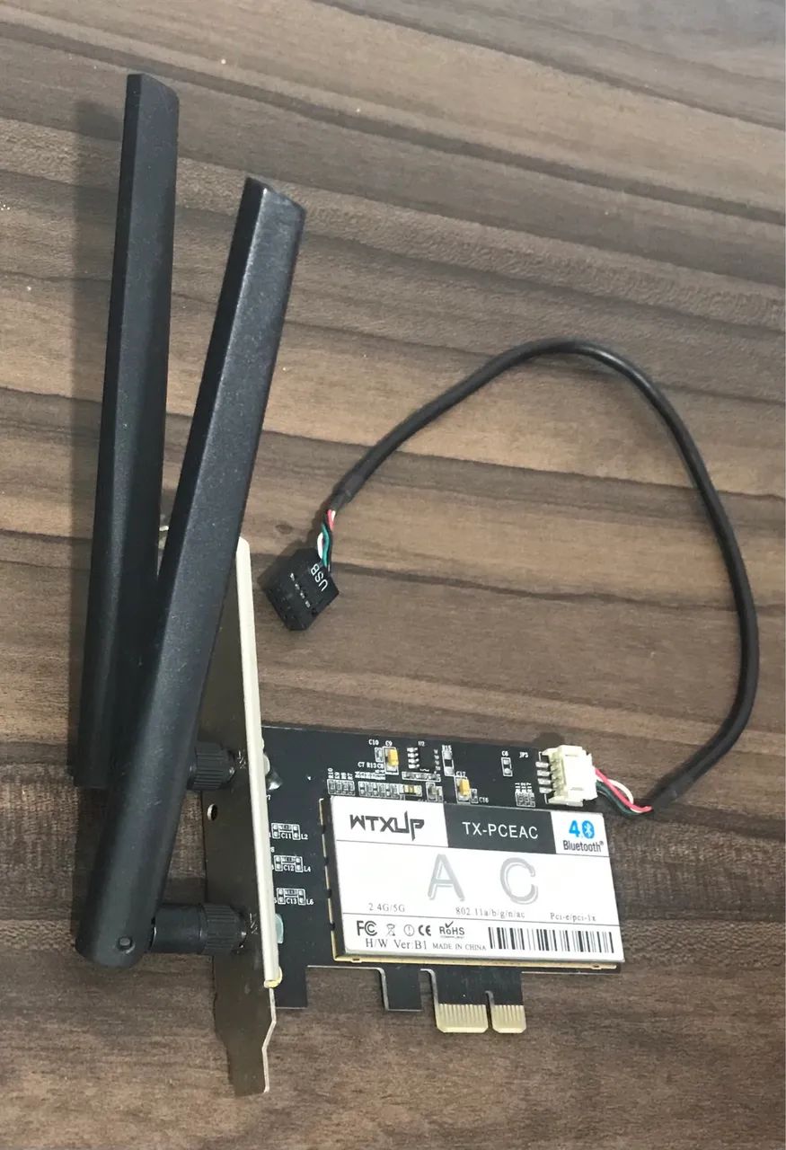 VALOR NEGOCIÁVEL!!! PLACA WIRELESS 2.4Ghz 5Ghz + BLUETOOTH