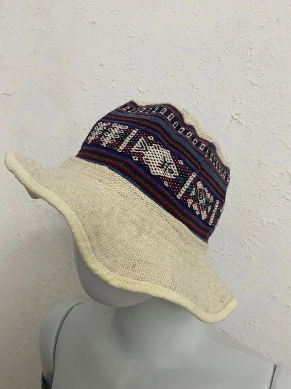 Chapéu Estilo Inca Lã Bom Estado - Foto 2