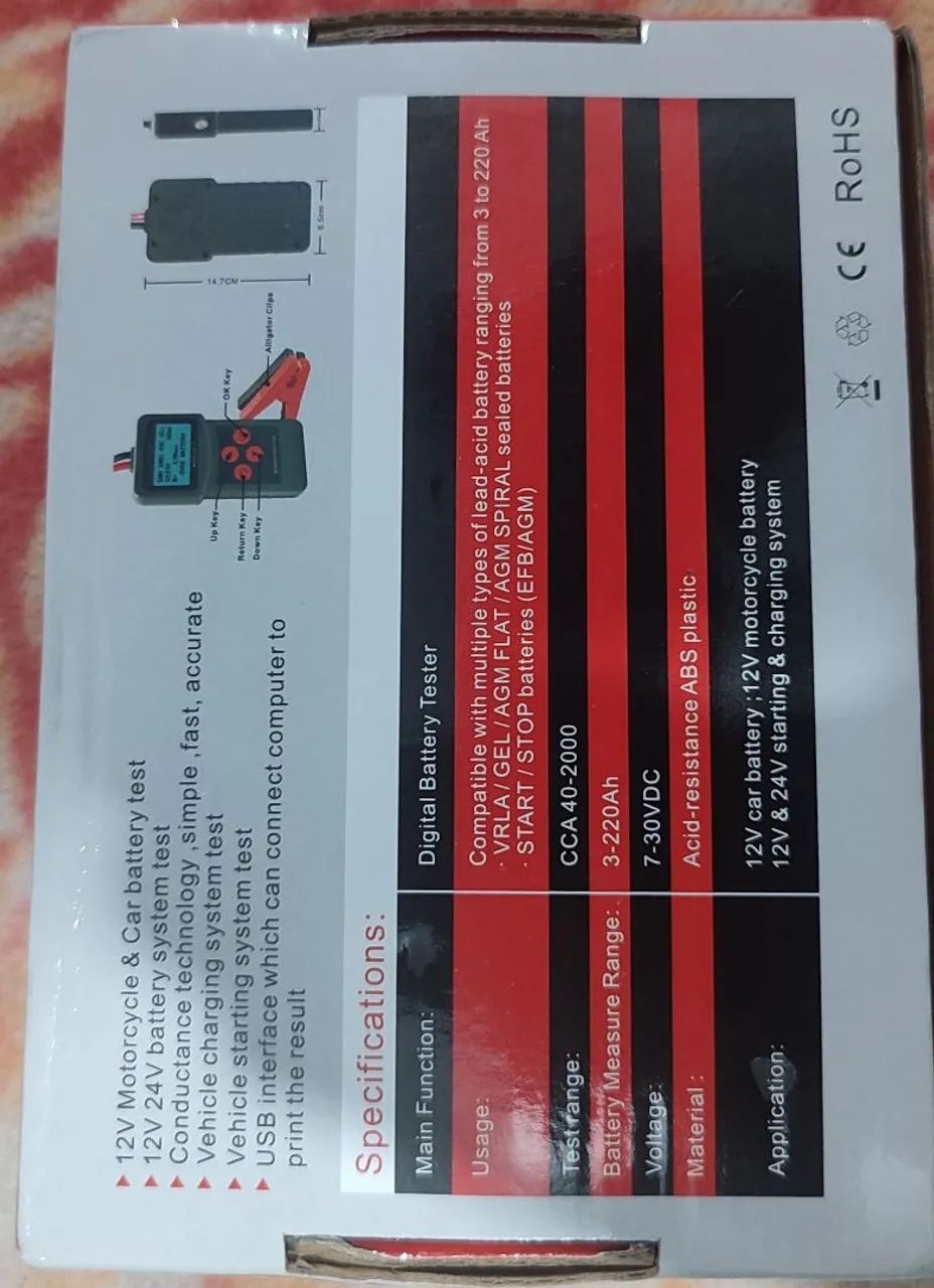 Testador de bateria micro-200 pro - Foto 4