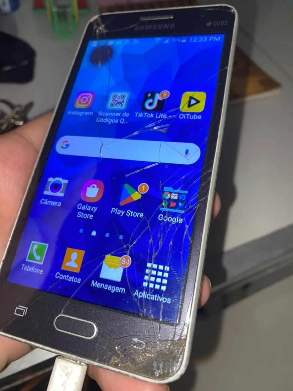 Samsung j5 defeito tv