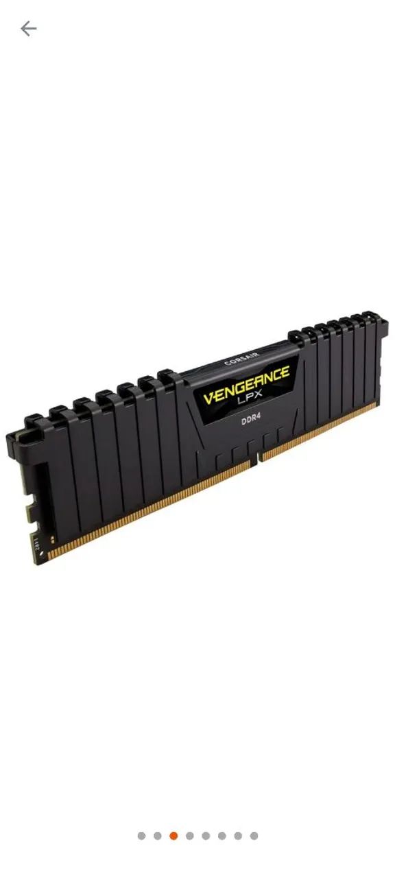 Memória Corsair Vengeance LPX 8GB DDR4 3200MHz