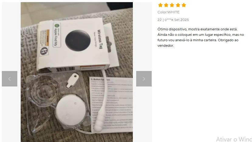 Mini Tag Localizador Rastreador Bicicleta Elétrica Compativel Com Celular Android e Ios - Foto 3