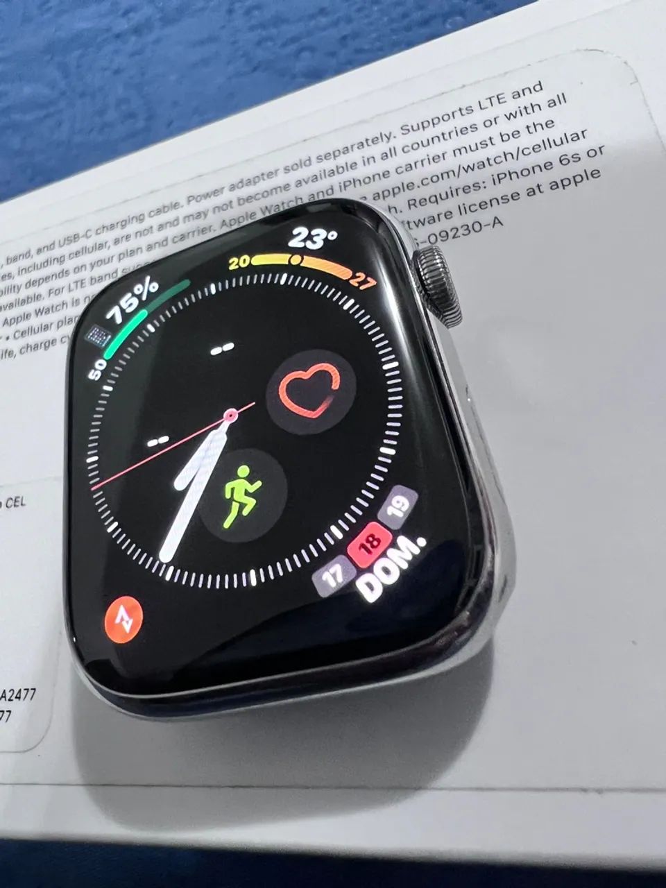 Apple Watch Series 7 45mm Prata - seminovo  - Foto 2