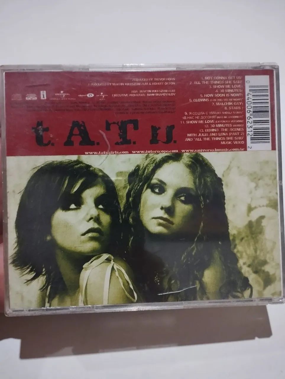CD T.A.T.U - 200 Km/h In The Wrong Lane - Original - CDs, DVDs etc