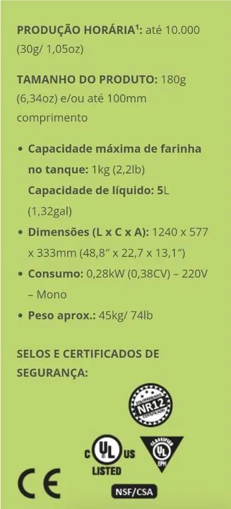 Máquina empanadeira de salgados - EMPANAMIX MESA  - Otimo Estado  - Foto 6