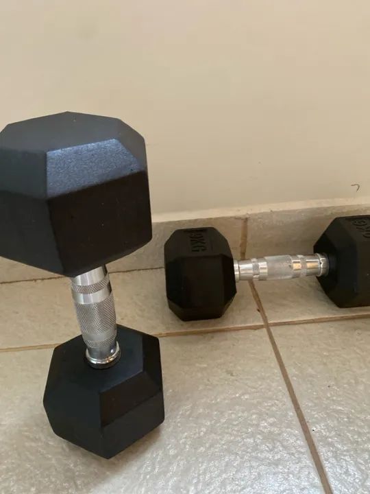 Halteres 9kg (par) Dumbell - Foto 2