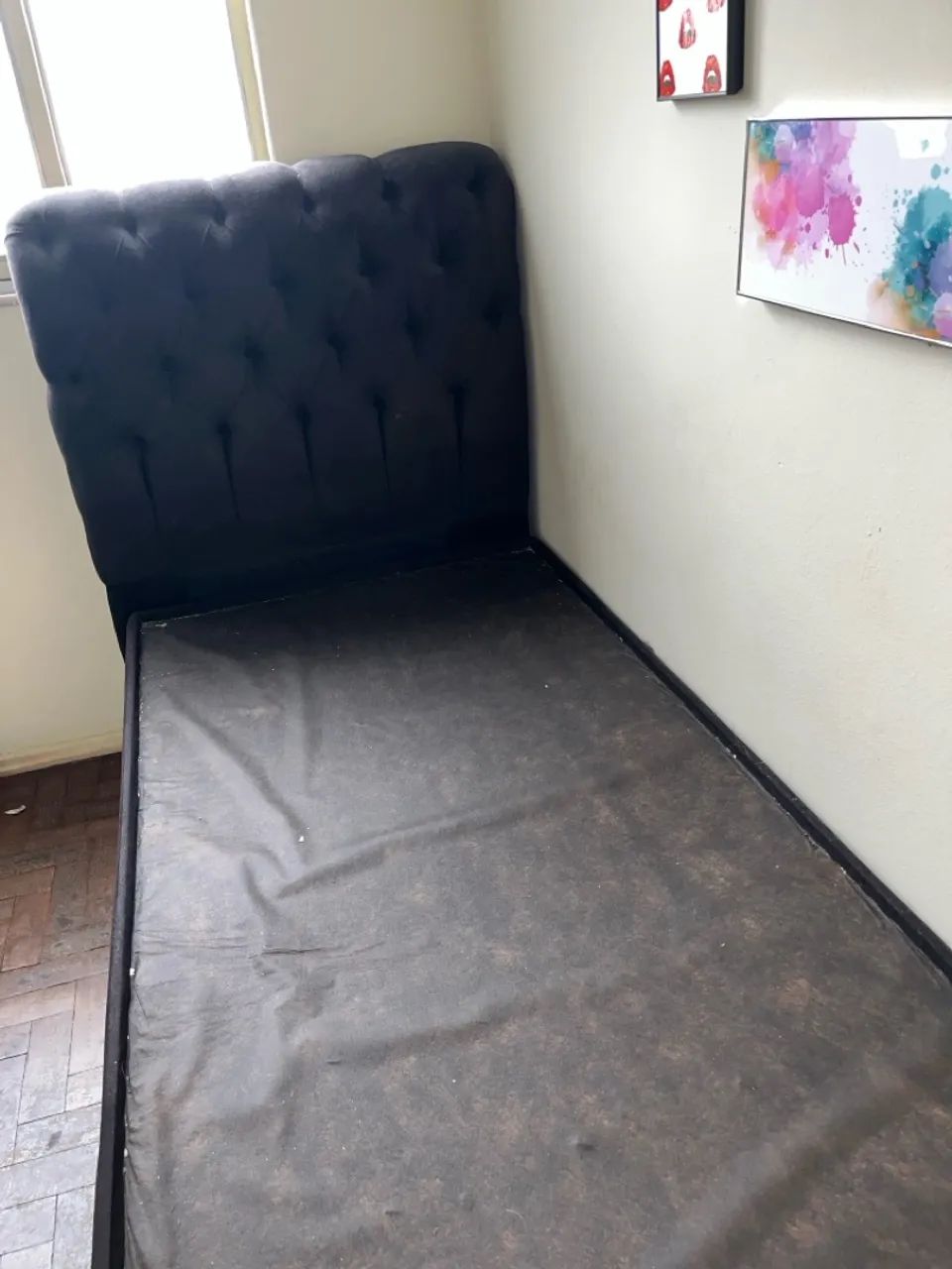 Cama Box de Casal com Cabeceira