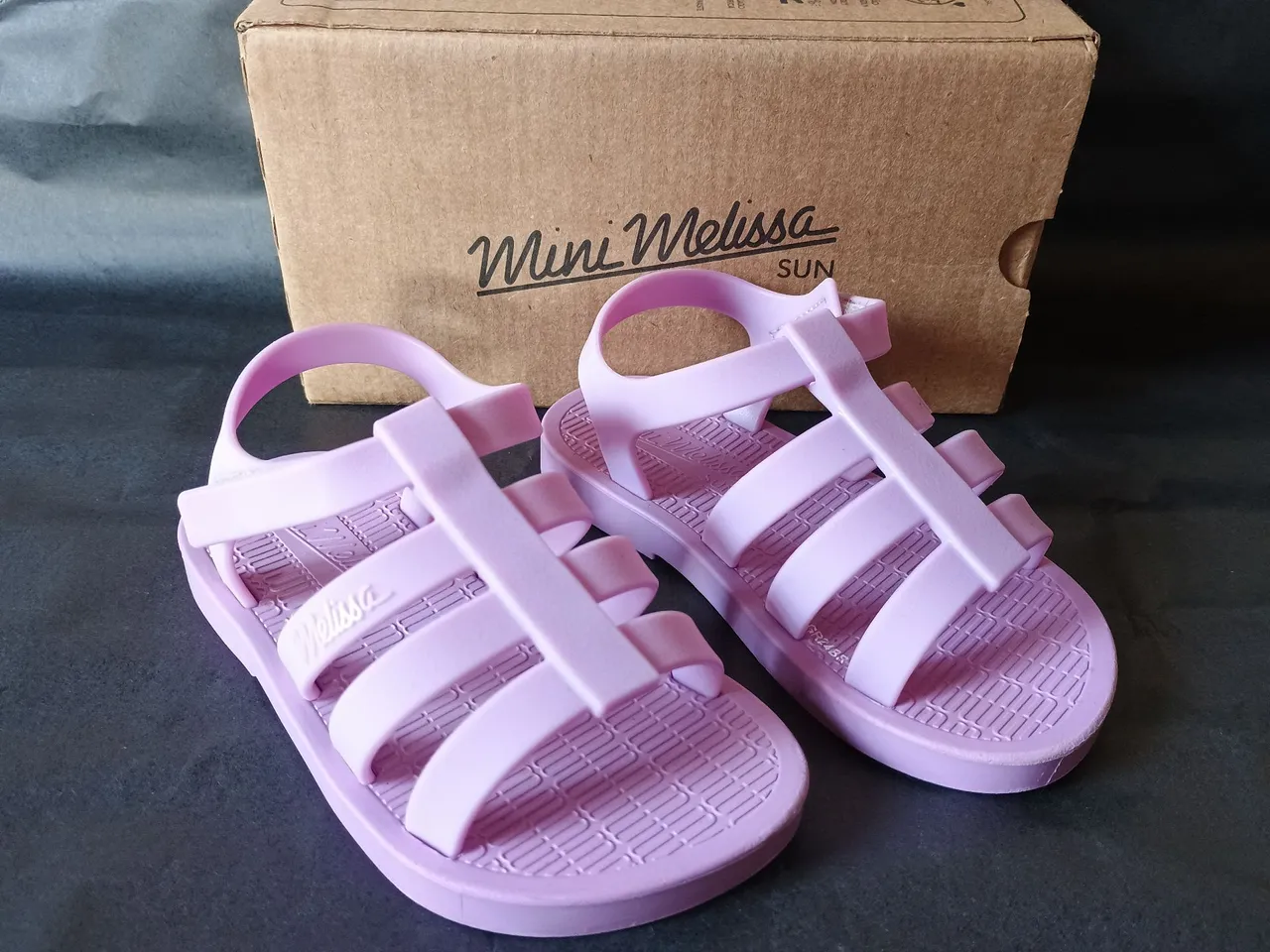 Sandálias Mini Melissa Sun - Lilás N°22