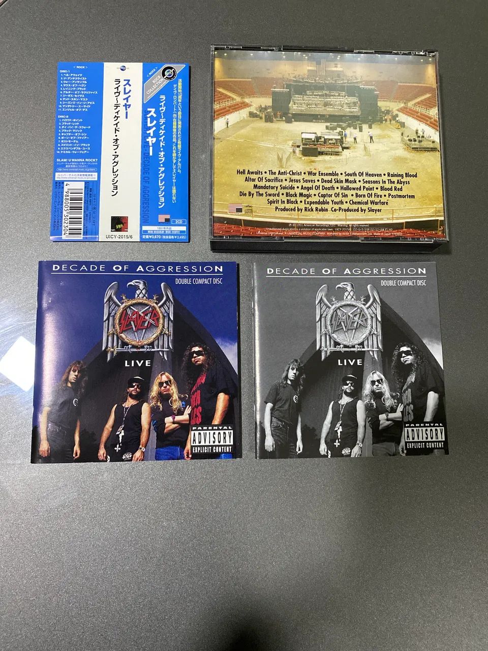 Cd Slayer decade of aggression  japones  - Foto 2