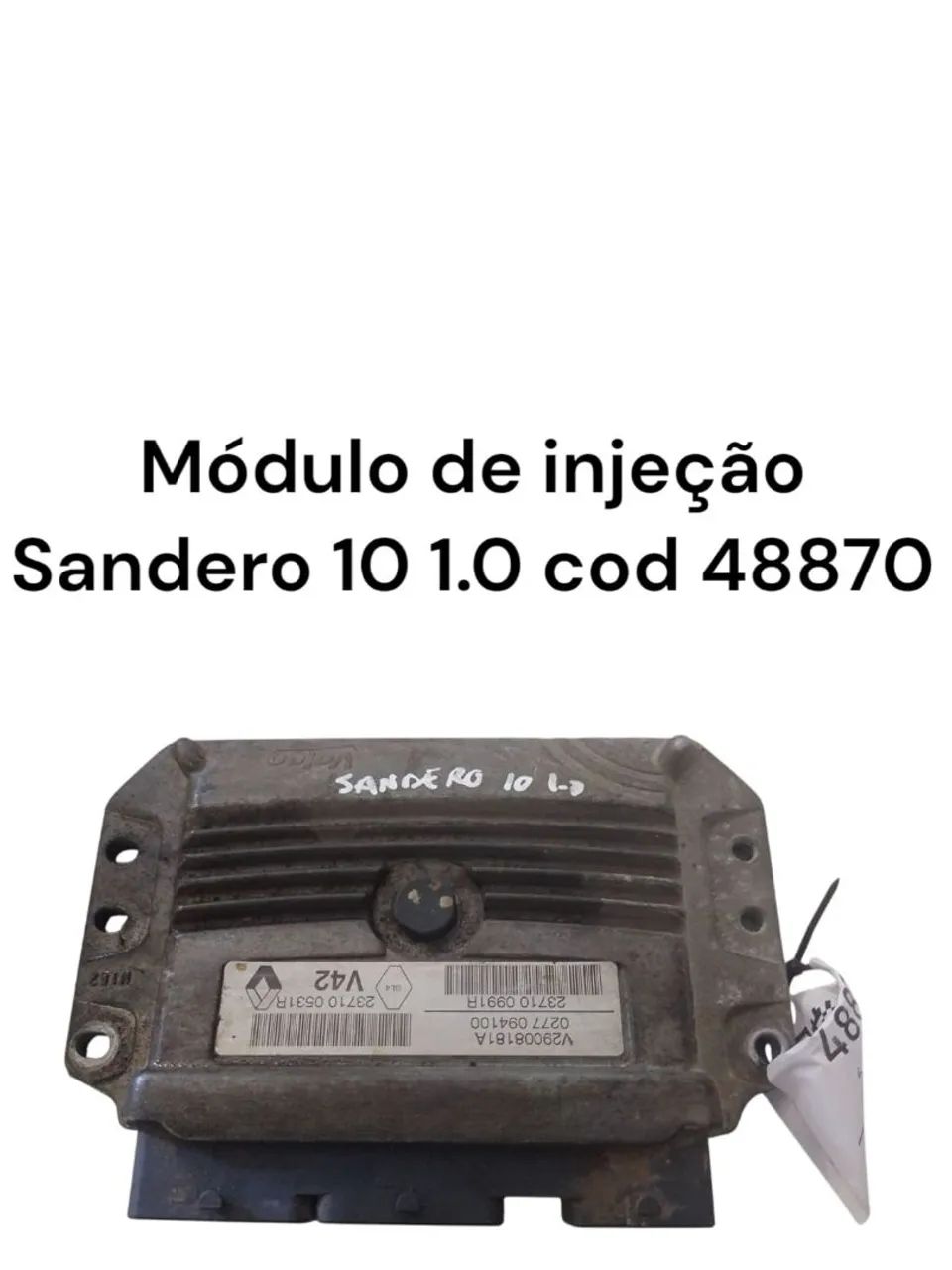 Módulo de injeção Sandero 10 1.0 cod 48870