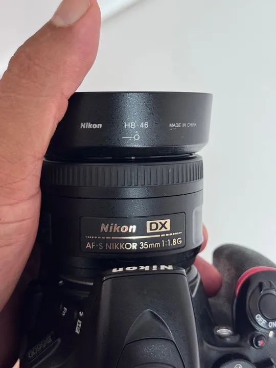 Câmera DSLR Nikon D5600 + 35mm - Foto 5