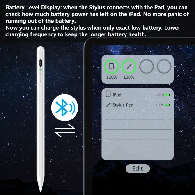 Caneta para ipad Goojodoq - Apple pencil - Palm Rejection - Foto 5