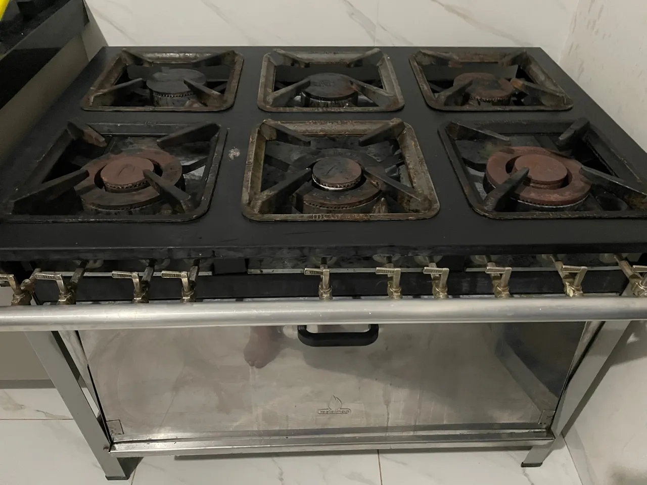 Forno Industrial 6 bocas 30x30 com forno grande  ( parcelo em até 12x)