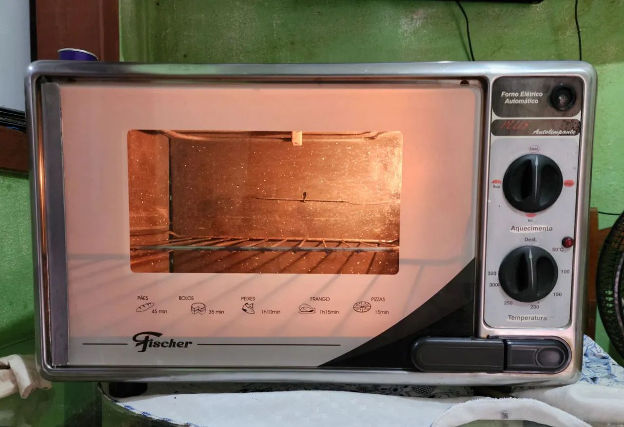 Forno elétrico fischer 44Litros 220volts funcionando perfeitamente e em bom estado  - Foto 5