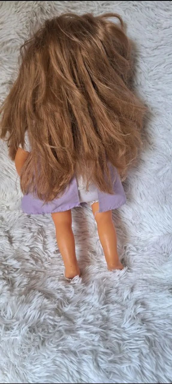 Boneca antiga olhos verdes  - Foto 4