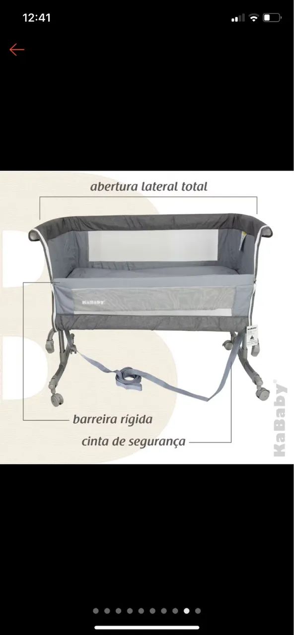 Berço moisés novo 64861036901890122