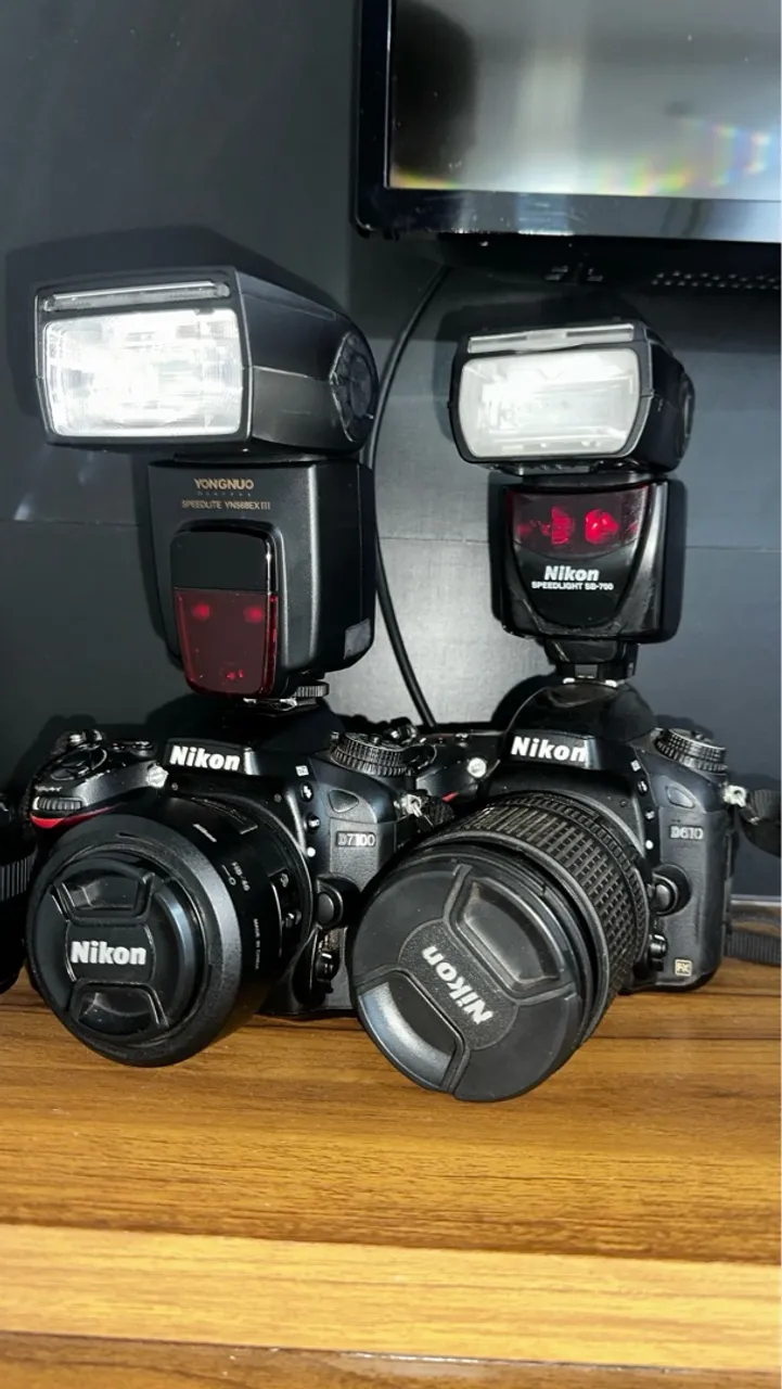 Kit Nikon D610 + Lente 18-105mm + Lente 35mm + Flash SB-700 - Profissional e Completo