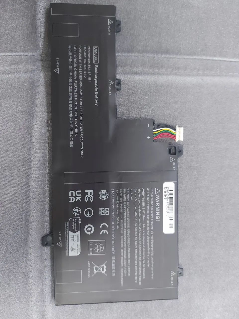 Bateria para Notebook HP OM03JW - Foto 3