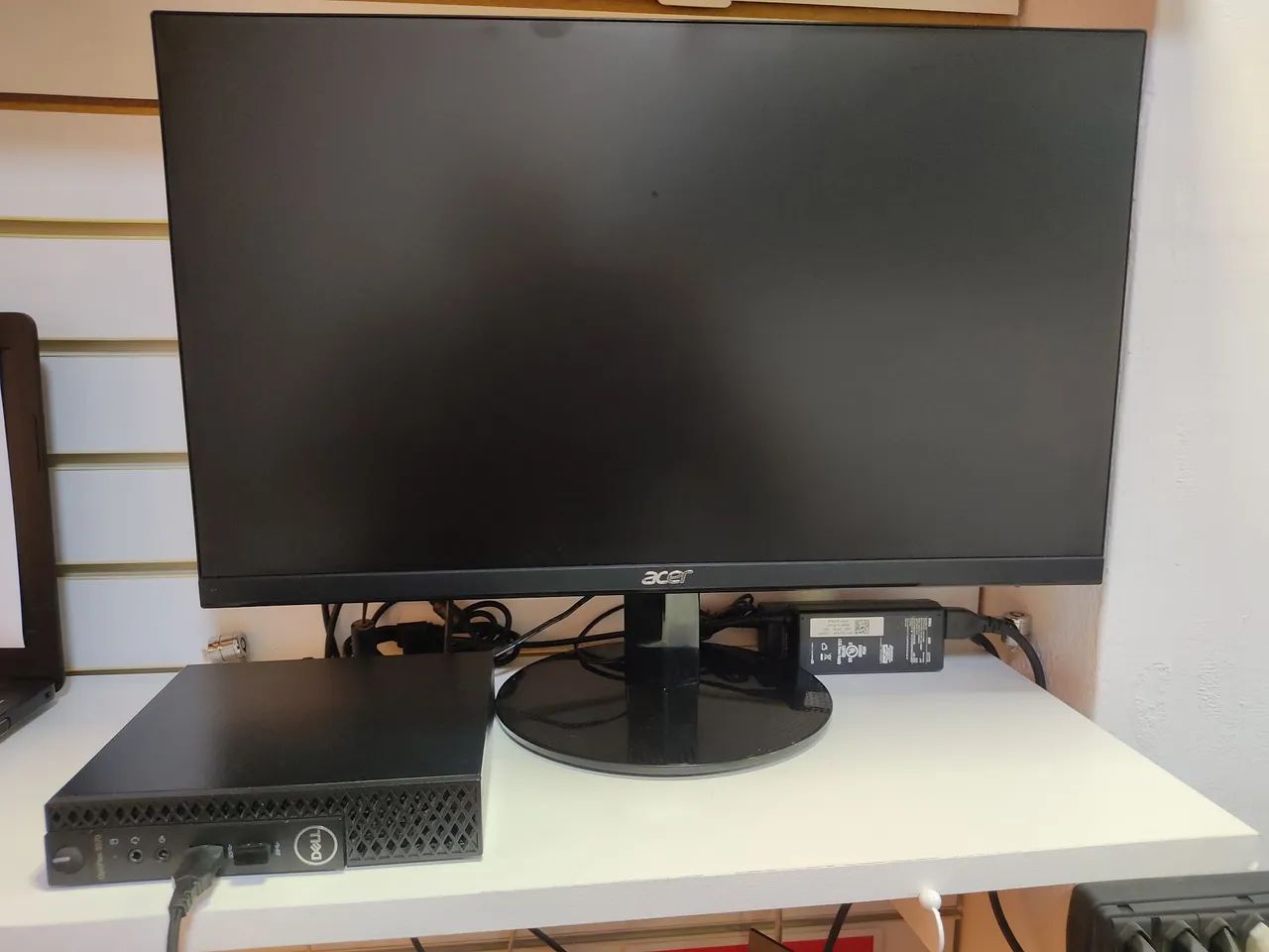 Dell Optiplex 3070 - Mini PC - Monitor 24 pol Acer Ultrafino ...