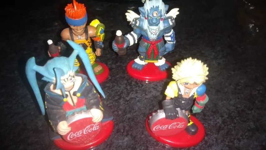 Miniatura Bonecos Jogo Final Fantasy X Viii Coca-cola - Tidus e