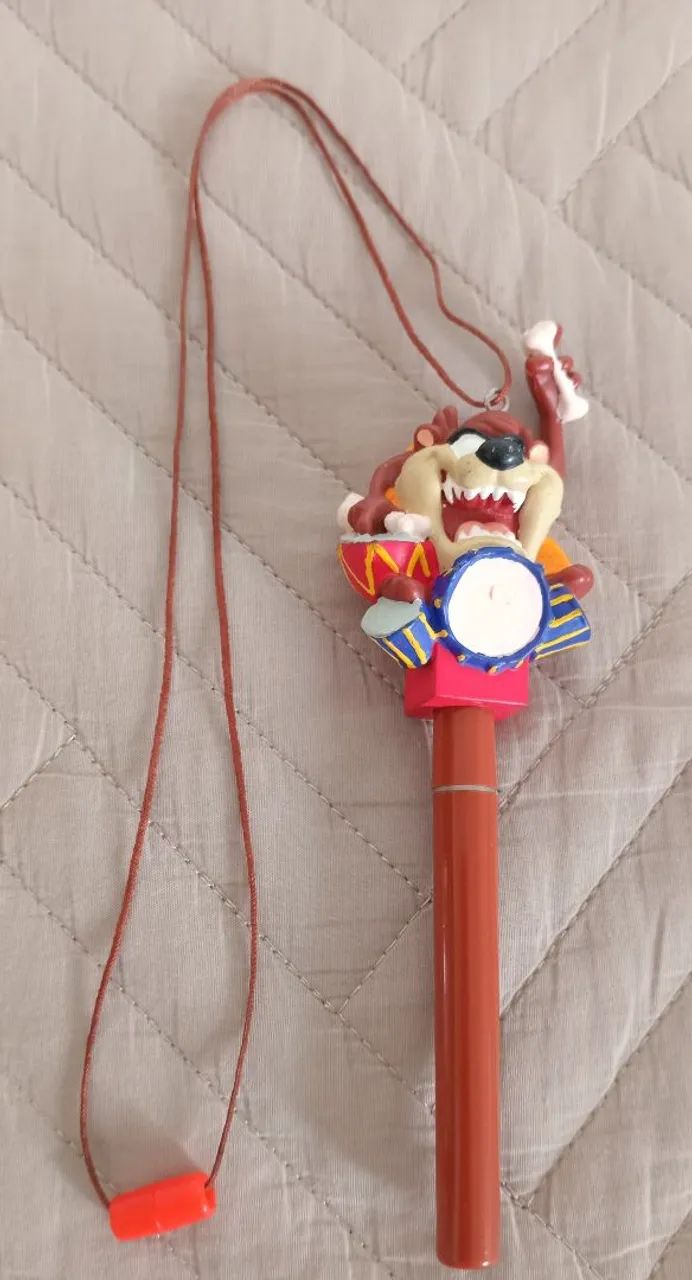Caneta Antiga Taz Looney Tunes