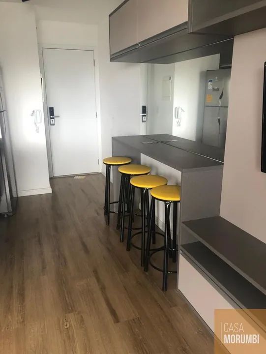 Apartamento Studio 40m² 1 dormitório 1 Vaga ao lado da estação do metro campo belo com vis - Foto 3