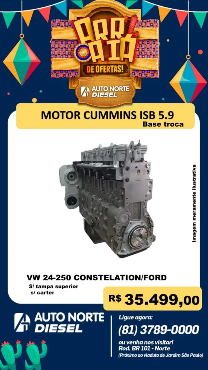Motor Cummins VW