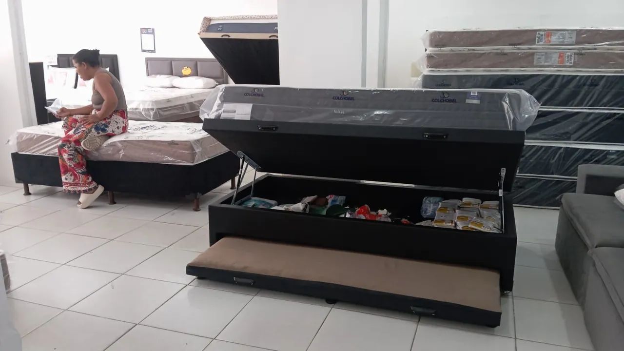 BOX BAU SOLTEIRO  frete grátis . - Foto 4