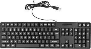 Teclado Padrão Usb Preto