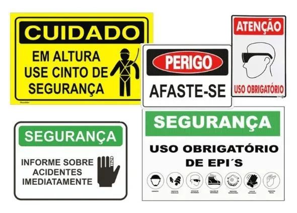 Placas de PVC Sinalização