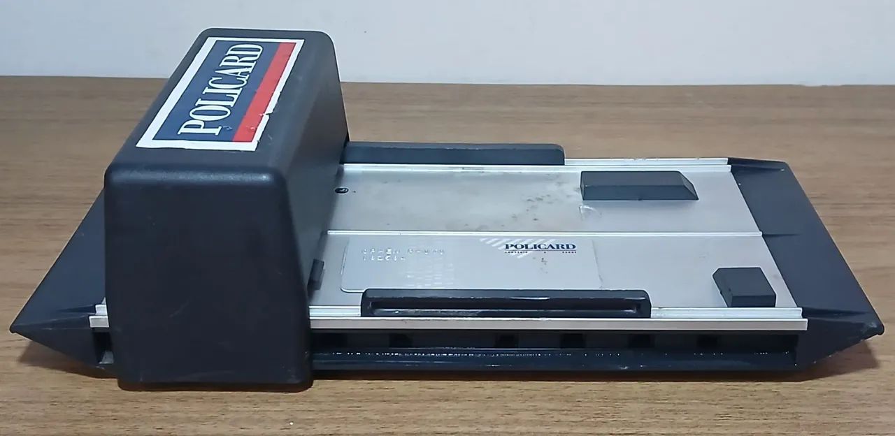 Antiga Máquina Manual Cartão Policard - Foto 4