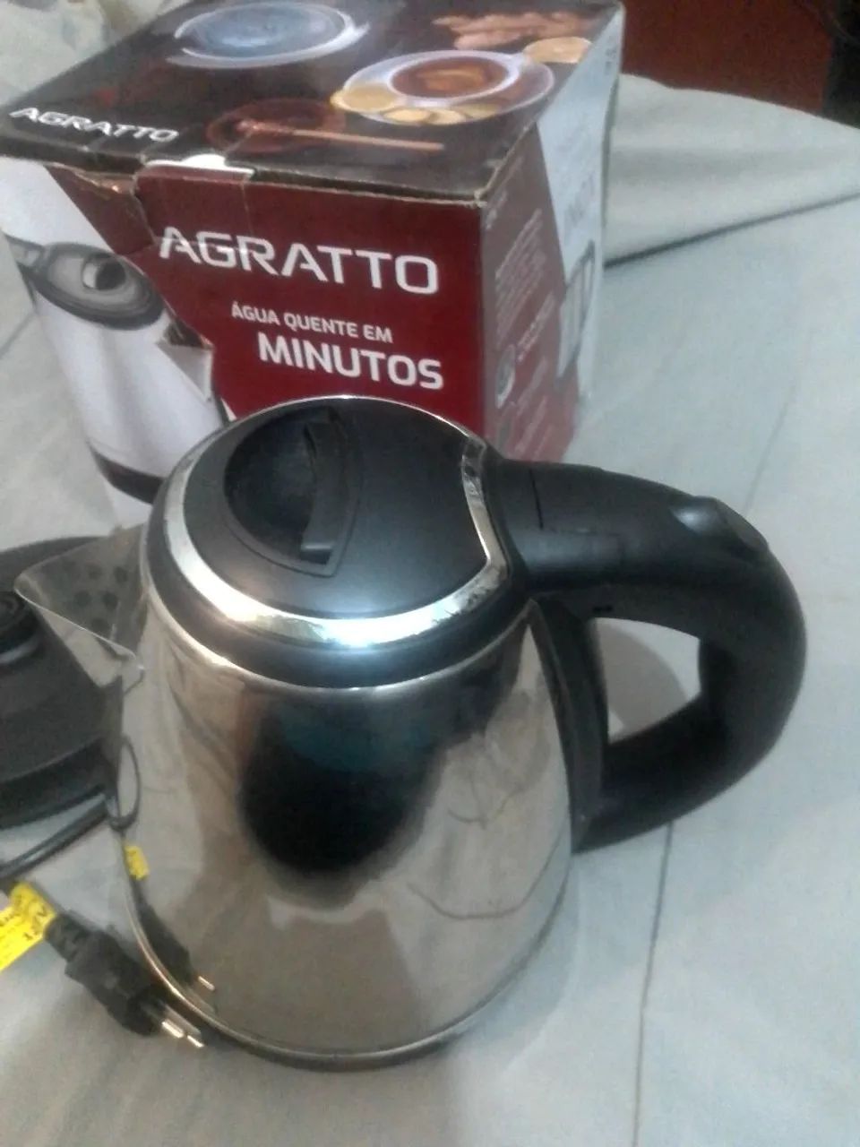 Chaleira elétrica Agratto, prática e econômica  - Foto 4