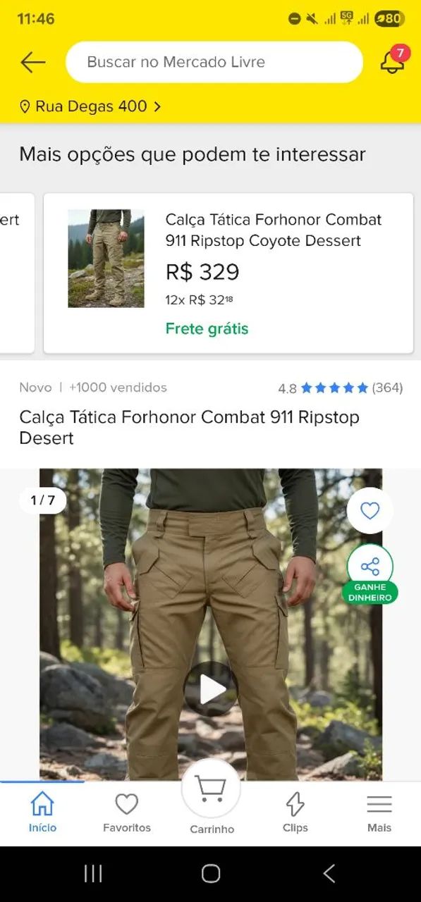Calça Tática FOR HONOR - Tamanho M - Foto 5
