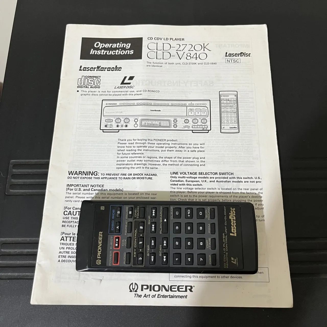 LD Laser Disc Pioneer - Laser Karaokê - Foto 6