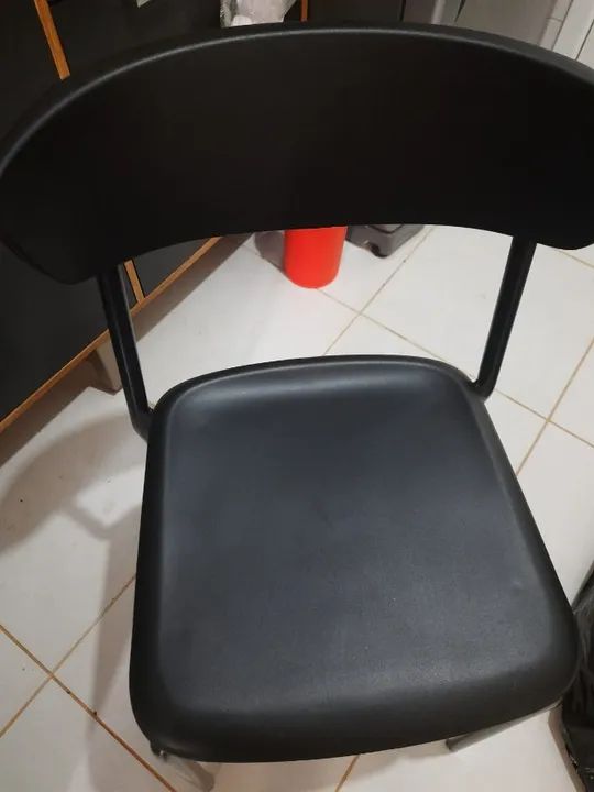 CADEIRA PRETA - PARA COZINHA, ESCRITÓRIO ou MESA - Foto 2