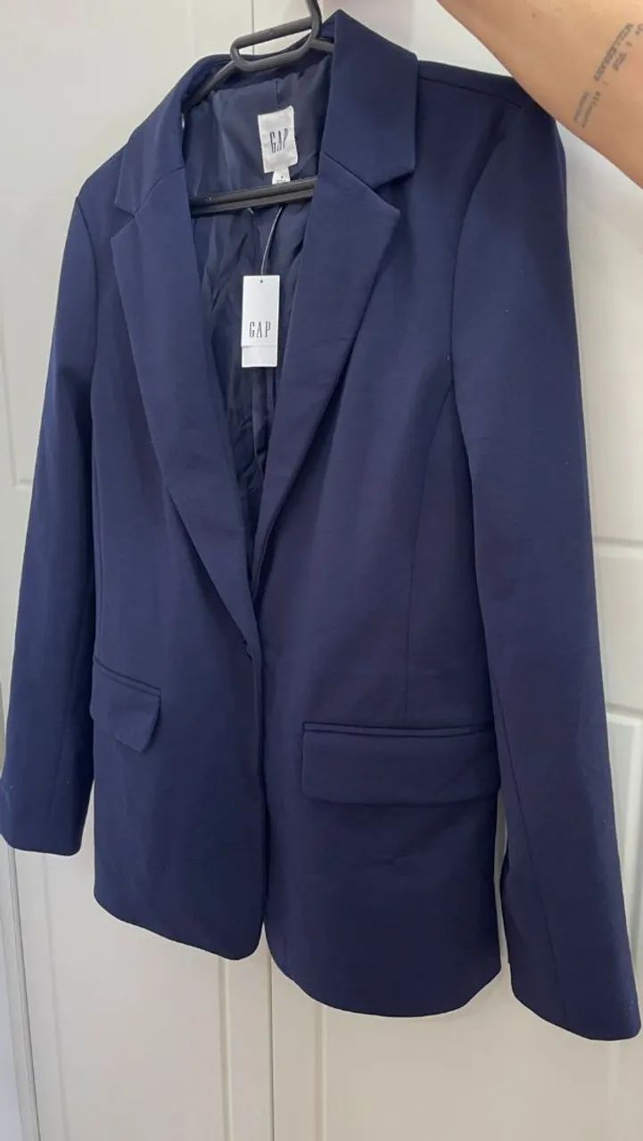 Blazer Azul Marca GAP Tamanho P