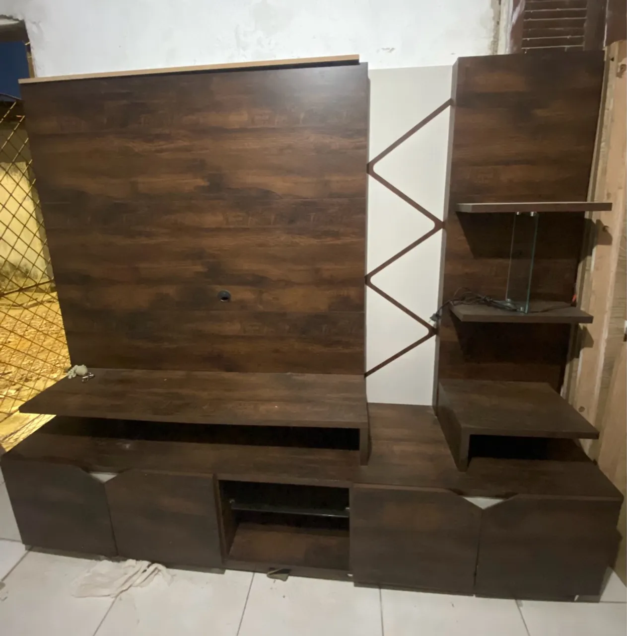 Rack com painel