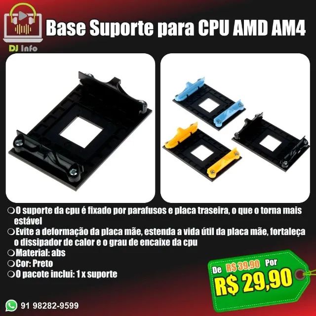 Base Suporte para CPU AMD AM4