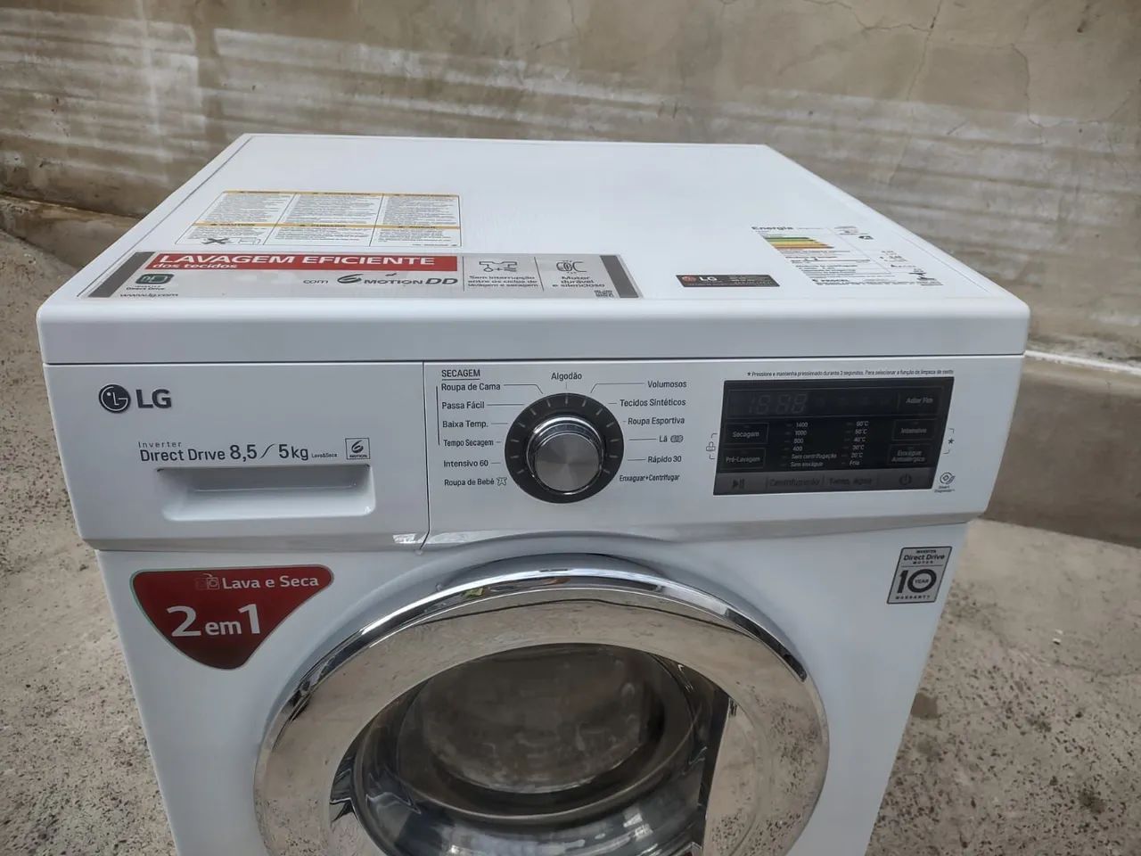 VENDO Lava e Seca LG 8,5kg 127V CONSERVADA  - Foto 4