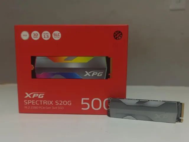 SSD NVmE M.2 500Gb Gamer XPG RGB ddr4, aceito cartão