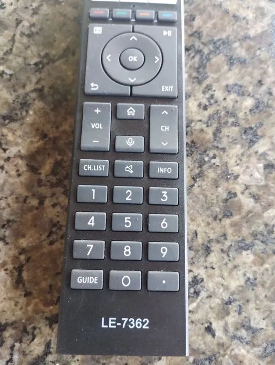 Controle remoto tv toshiba 55c350kb - Foto 2