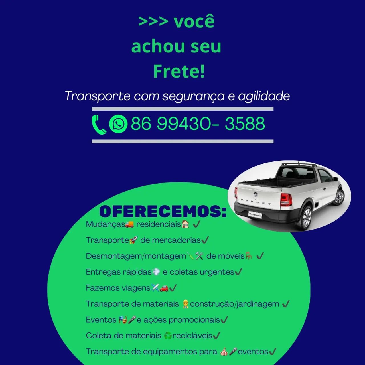 Frete Fretes Teresina Piauí