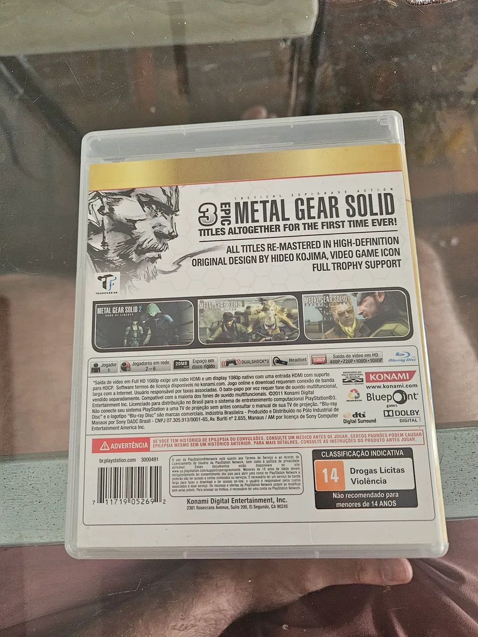 Metal Gear Solid HD Collection PS3 Mídia Física  - Foto 2