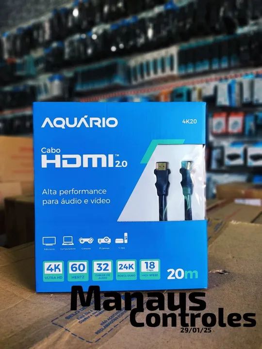Cabo HDMI 20 metros<br>160,00