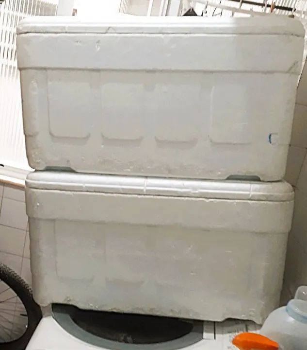Caixa Térmica em EPS Tecnocell  linha Styrobox 100 lts com Dreno USADA - Foto 2