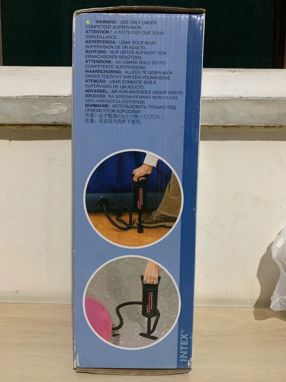Bomba de Ar Manual Intex Double Quick I - Foto 3